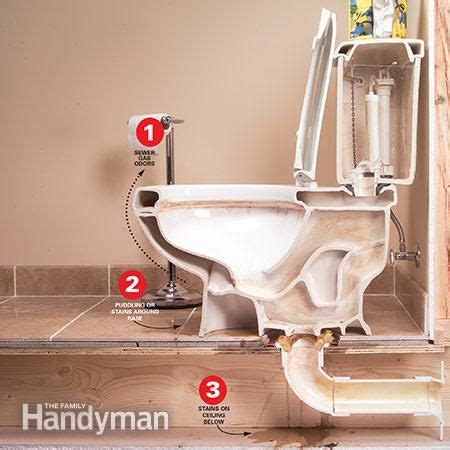 upstairs toilet leaking|How to Fix a Leak From the Upstairs Bathroom